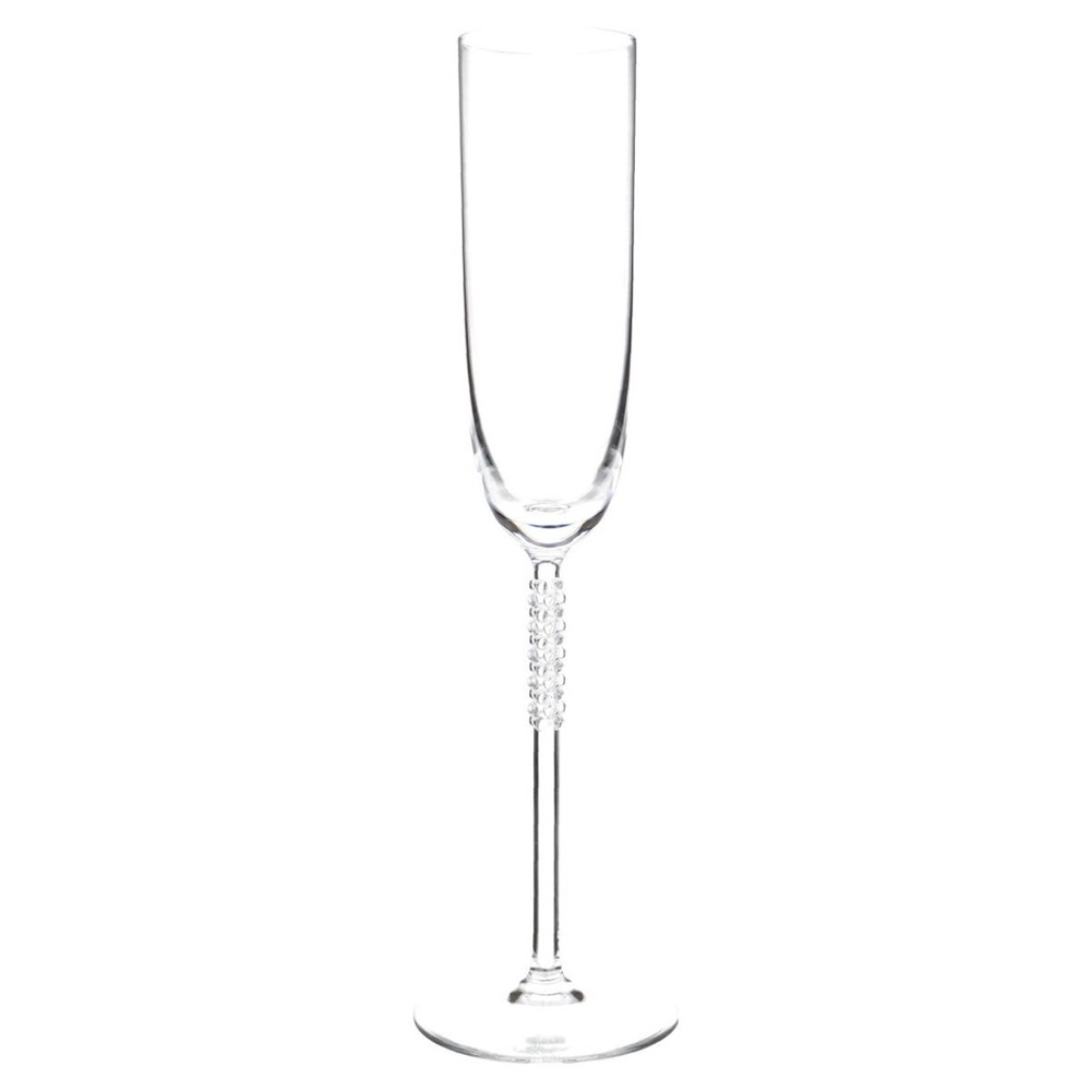 2 Century by Rosenthal Fluted Crystal Champagne Glasses Wedding Anniversary Set